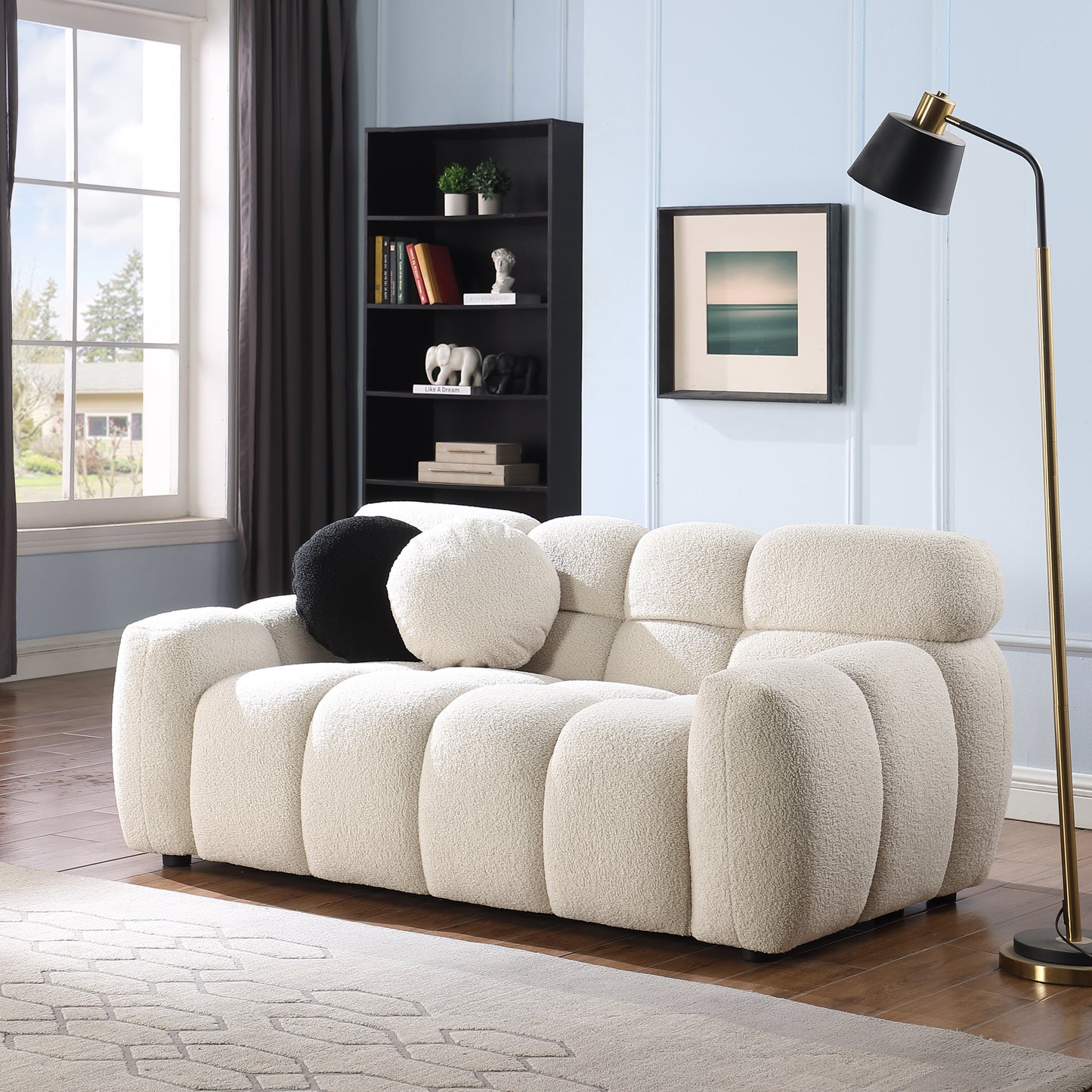Loverseater marshmallow sofa,boucle sofa , Beige