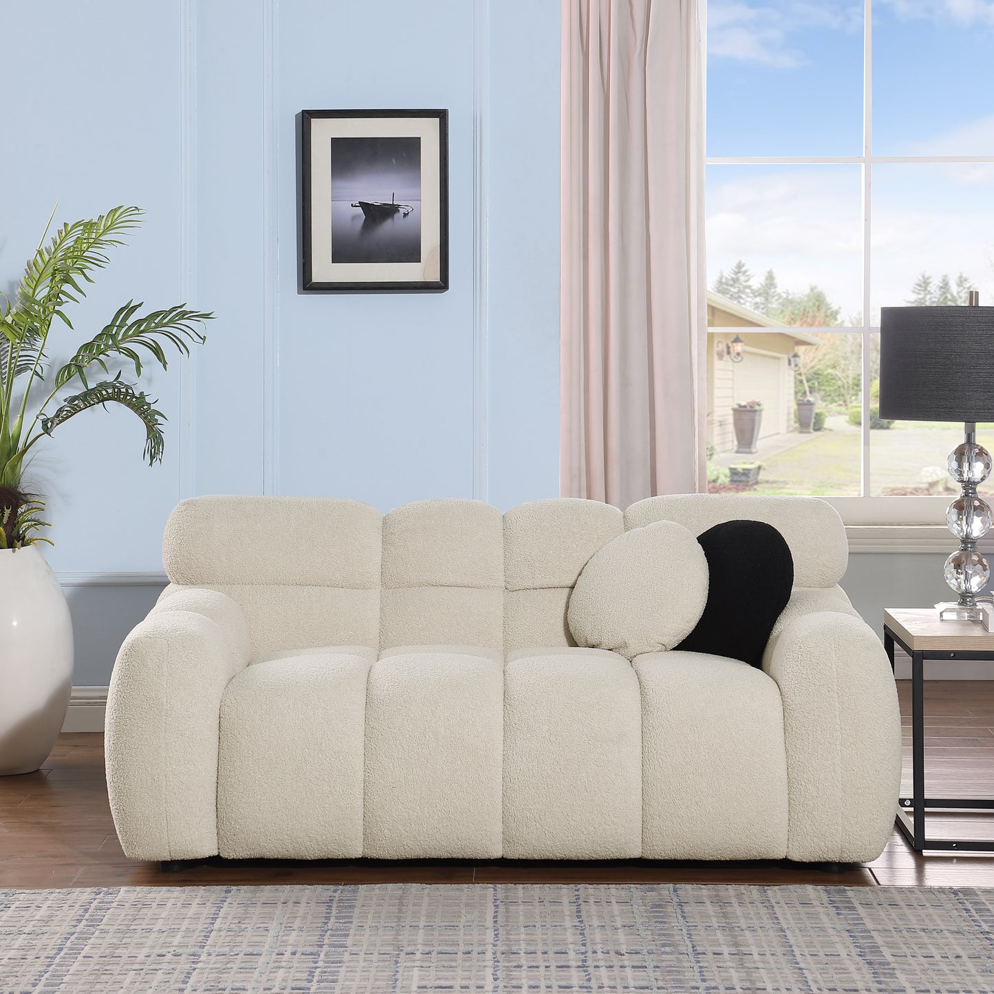Loverseater marshmallow sofa,boucle sofa , Beige