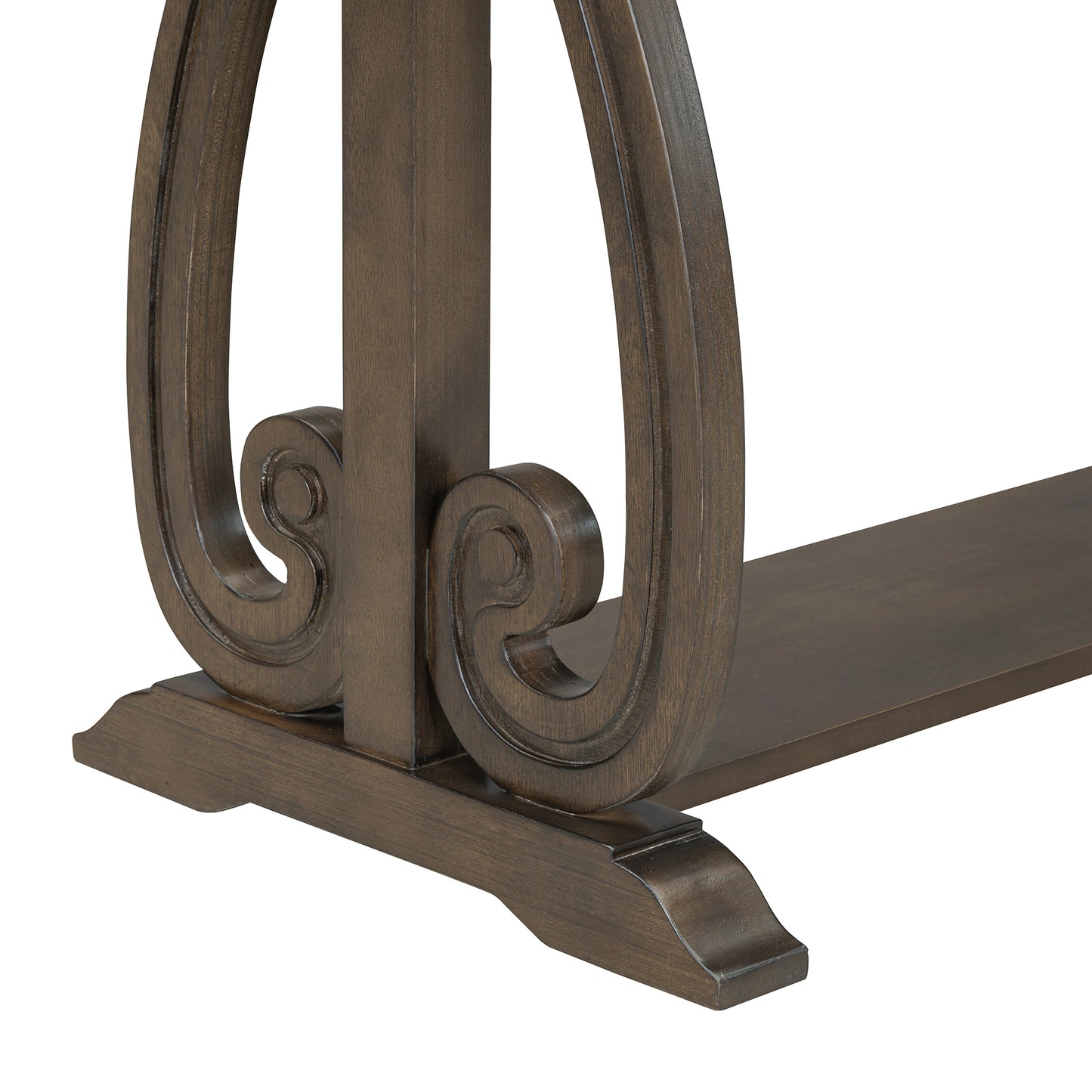 48-Inch Rustic Vintage Console Entryway Table,Walnut