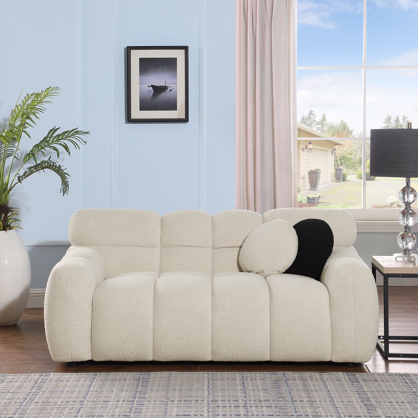 Loverseater  marshmallow sofa,boucle sofa , Beige