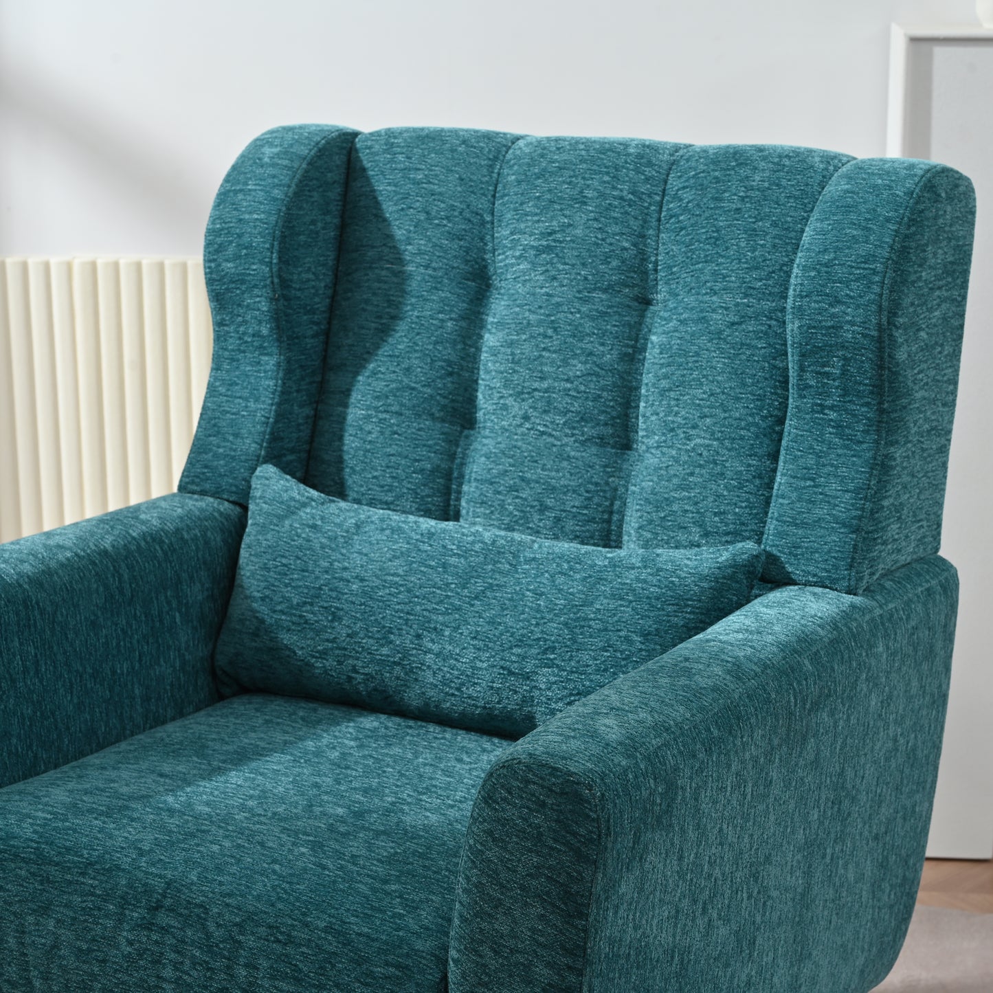 Modern Accent Chair Upholstered Foam Filled Living Room Chairs,Teal