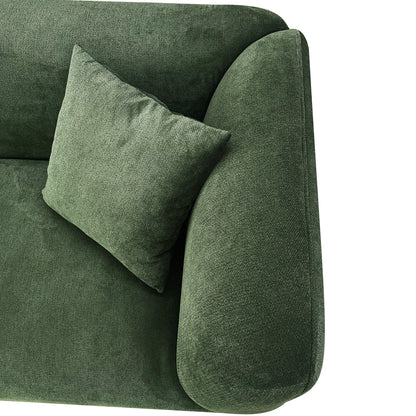 89inch loverseater couch,Soft, modern design Sofa,Green