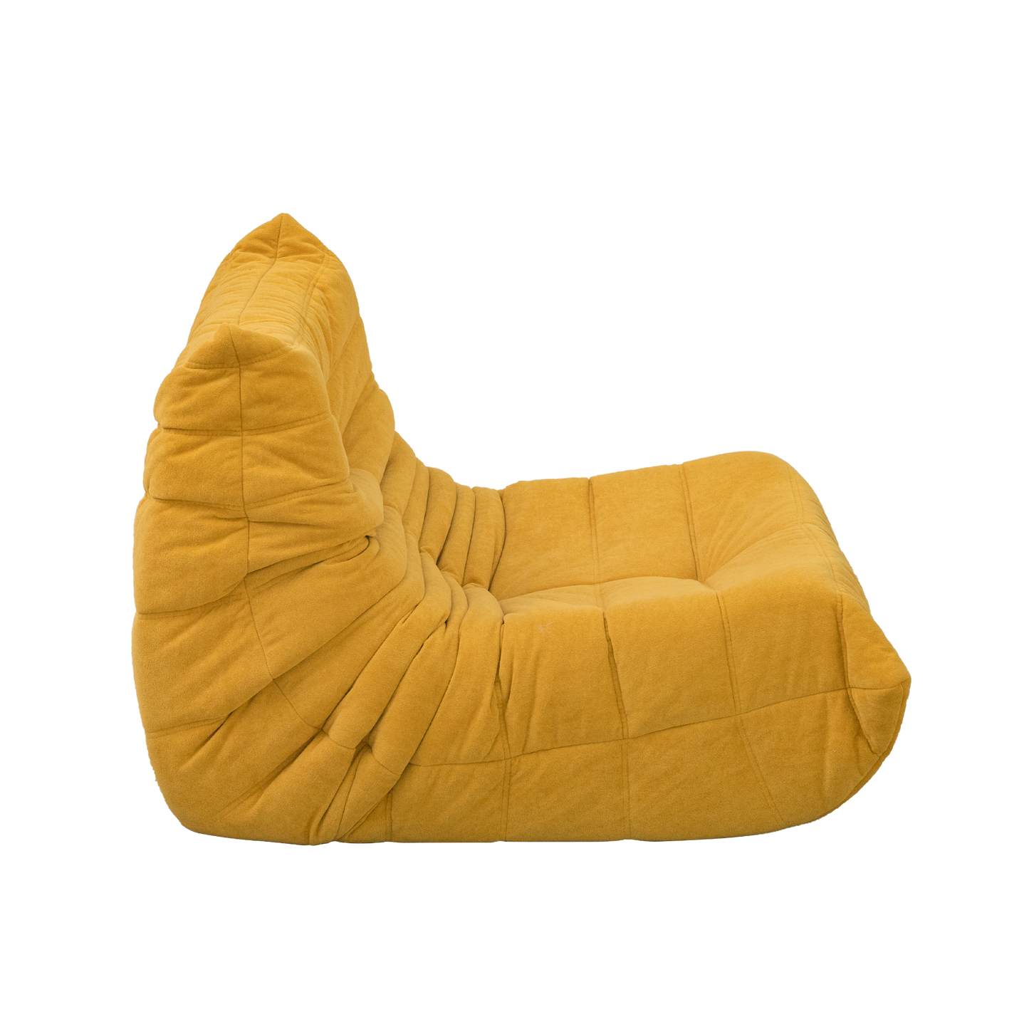 Floor sofa Bean Bag Chair , Lounger Memory Foam Chair,Yellow