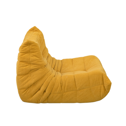 Floor sofa Bean Bag Chair , Lounger Memory Foam Chair,Yellow