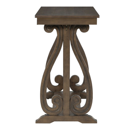 48-Inch Rustic Vintage Console Entryway Table,Walnut