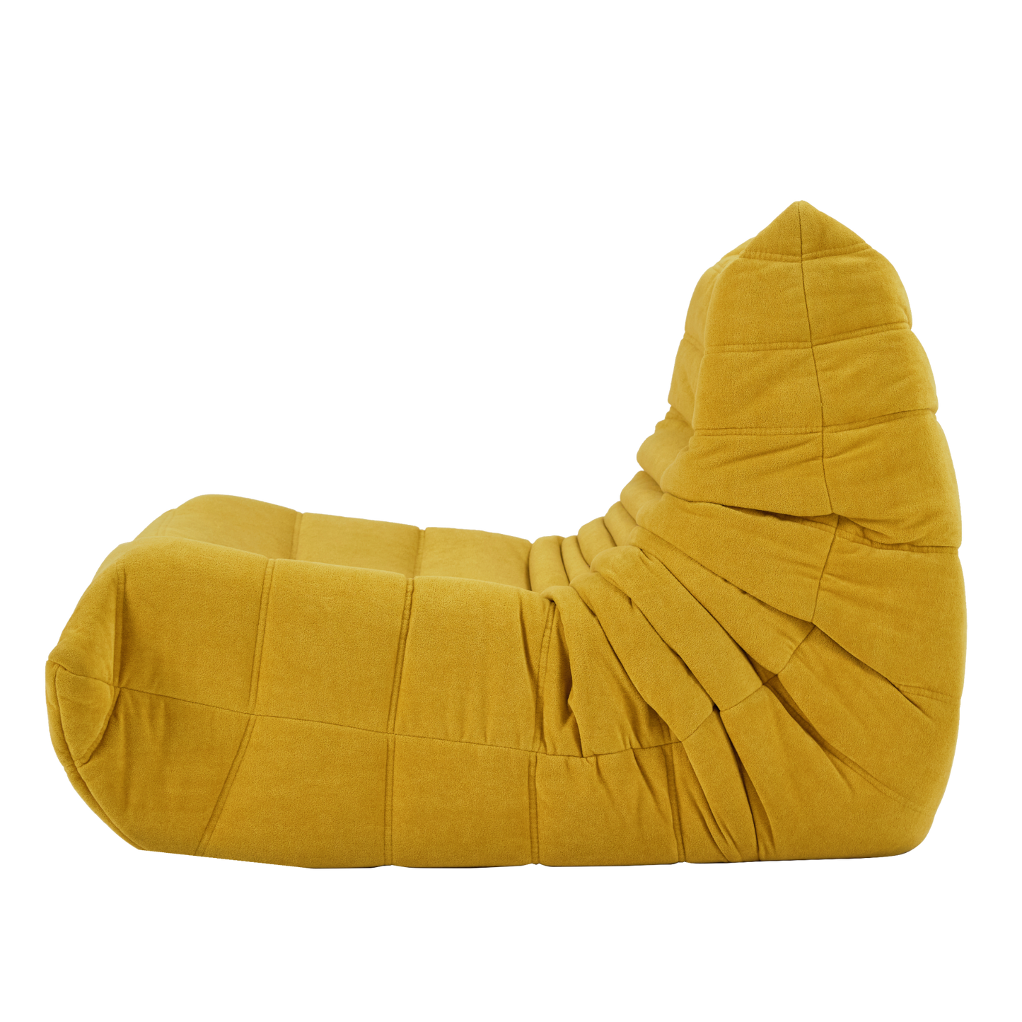 Floor sofa Bean Bag Chair , Lounger Memory Foam Chair,Yellow