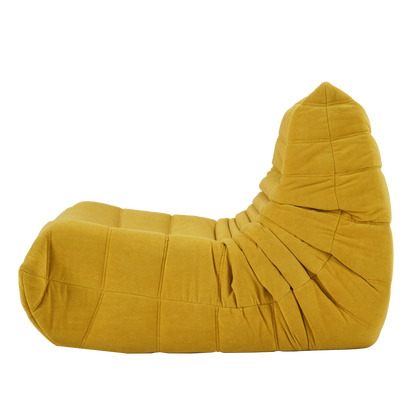 Floor sofa Bean Bag Chair , Lounger Memory Foam Chair,Yellow