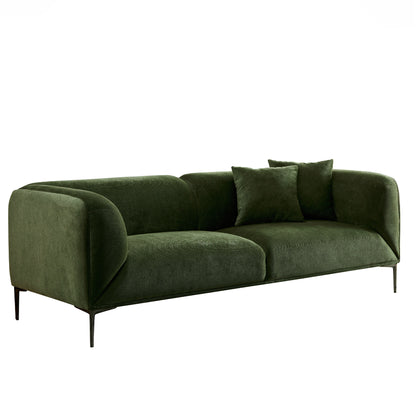 89inch loverseater couch,Soft, modern design Sofa,Green